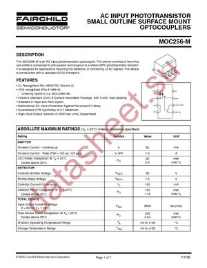 MOC256R2VM datasheet  